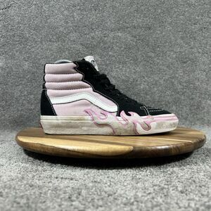 Vans Sk8-Hi Flame Lilac Women's Size 5.5 Purple High Top Casual Skate Shoes Used